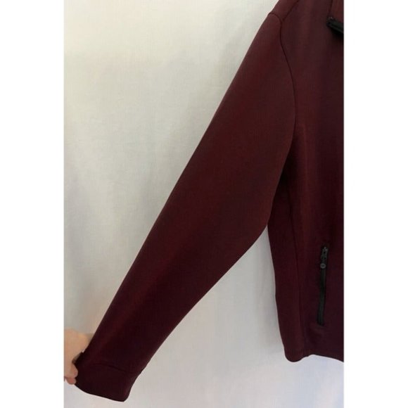 32 Degrees Mens Heat Tech Quarter Zip Pullover/Sweater Red/Burgundy Size 2XL - Picture 5 of 8